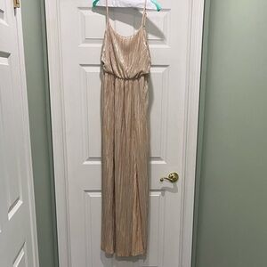 BCBGeneration Shimmering Gold Gown